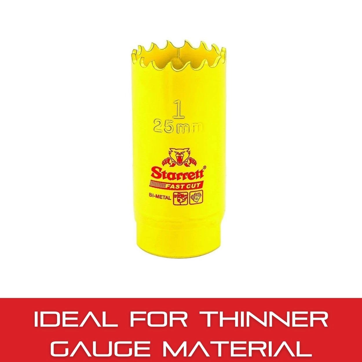 BiMetal Fast Cut Straight Pitch Hole Saw - 158 Metal Steel and Wood