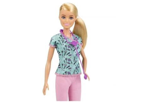 Barbie Nurse - 12-in Plastic Ages 3+