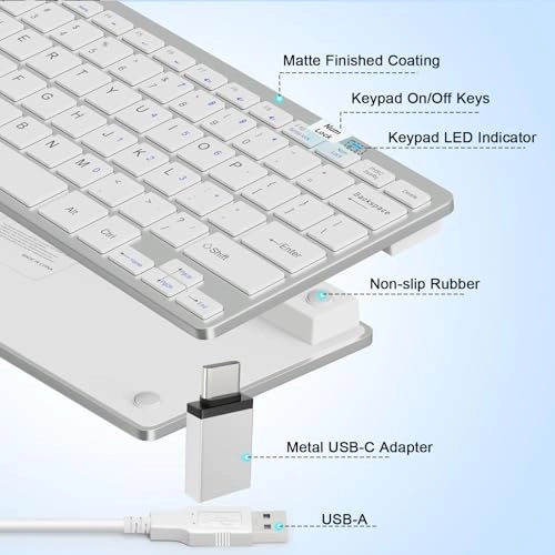 Ultra-Slim 78keys Mini Wired Keyboard - Wired