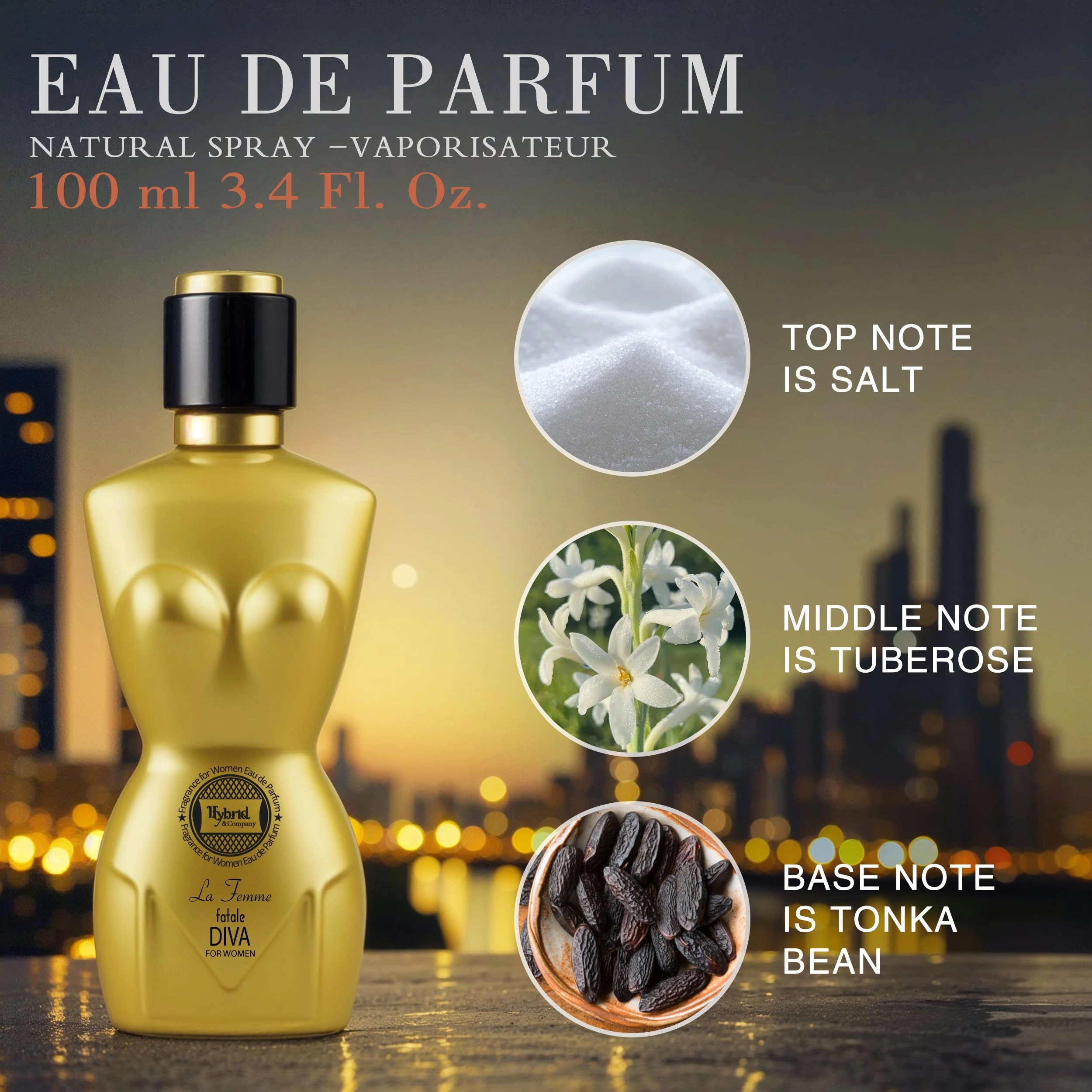 La Femme Fatale Diva - 3.4 Fl Oz Eau de Parfum