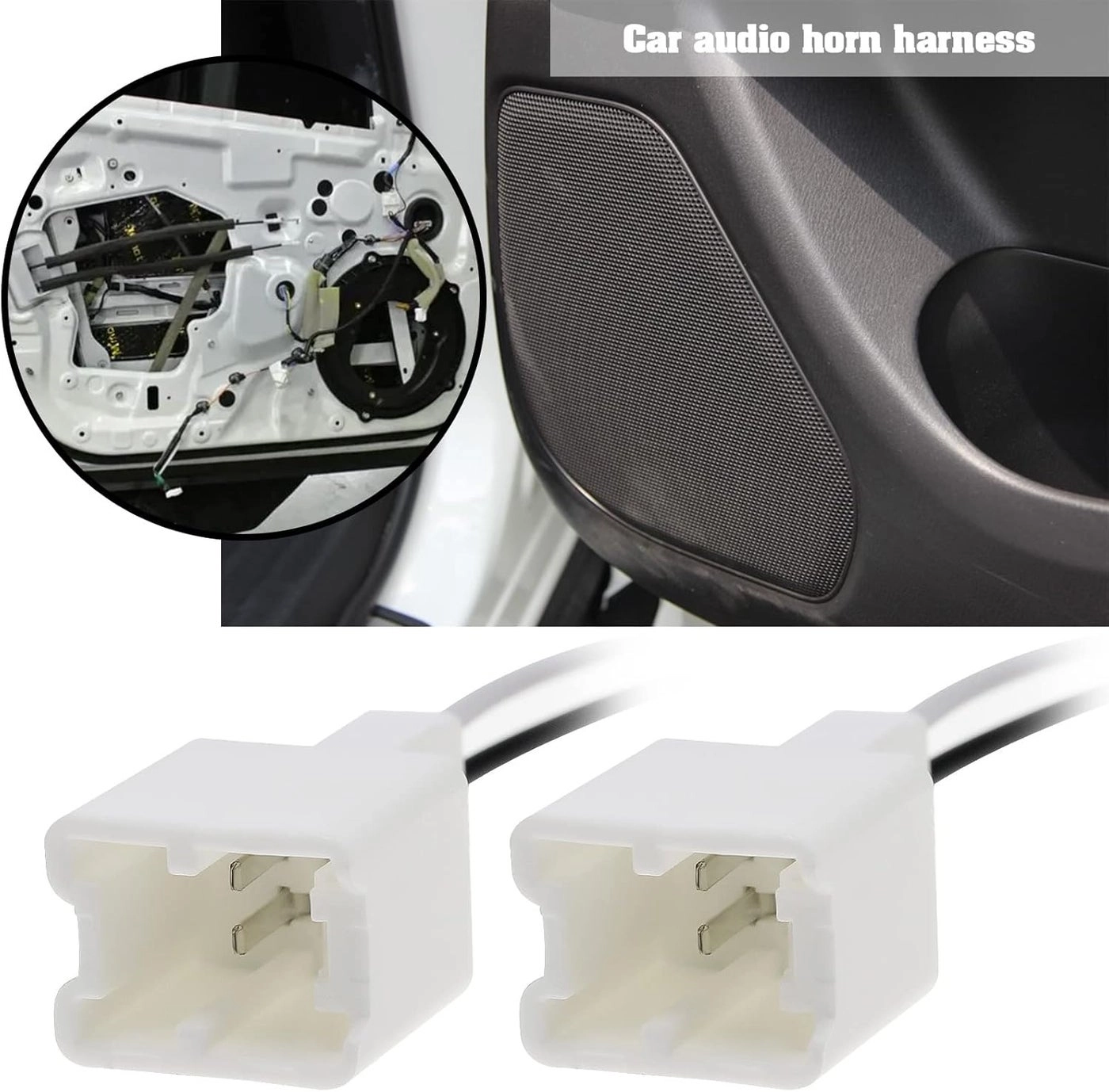 Car Speaker Connector Harness Adapter - 4PCS 2-pin