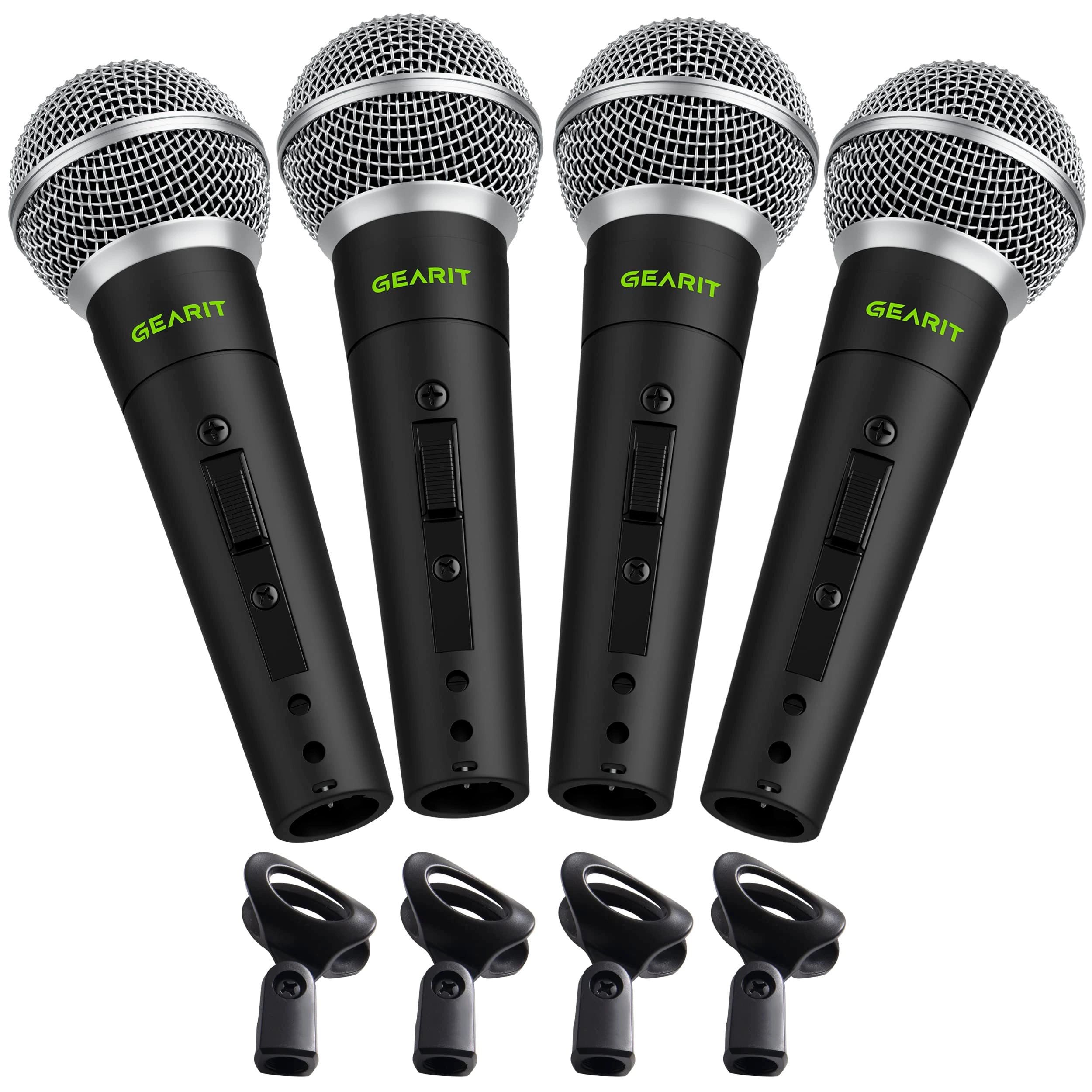GEARit GI-MD1-4 XLR Microphone Pack