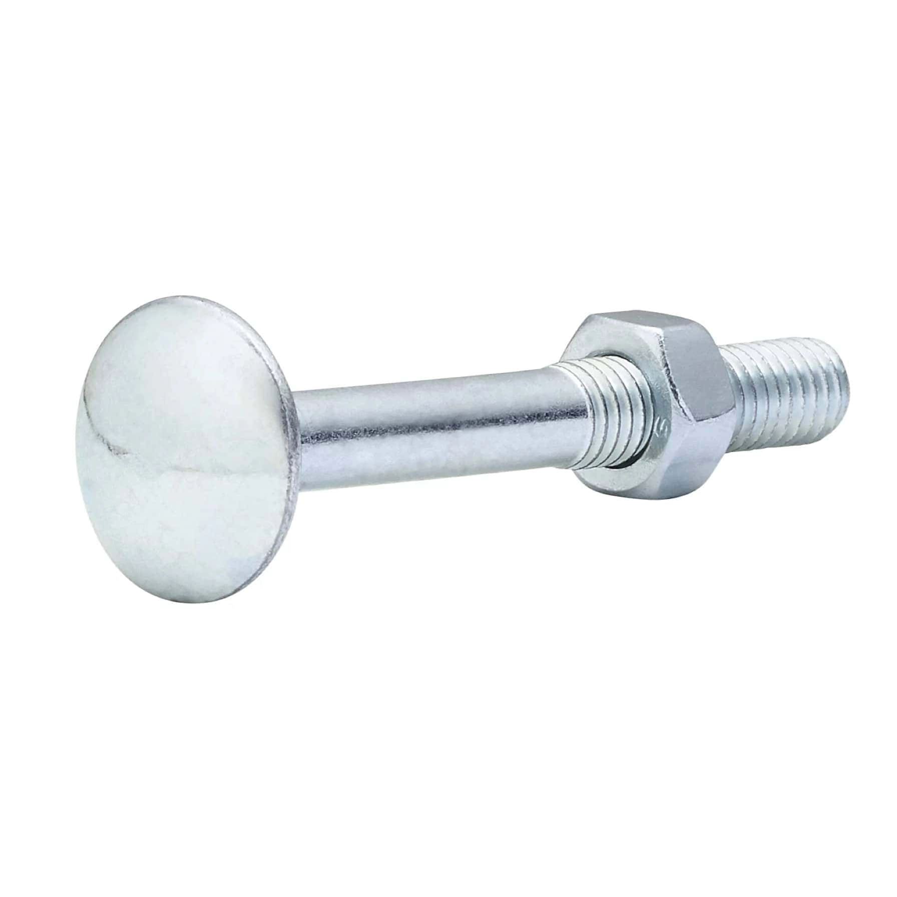 Square Coach Nut & Bolt - M5 40mm