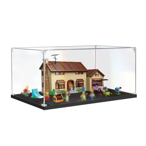 Acrylic Display Case for LEGO 71006 The Simpsens House