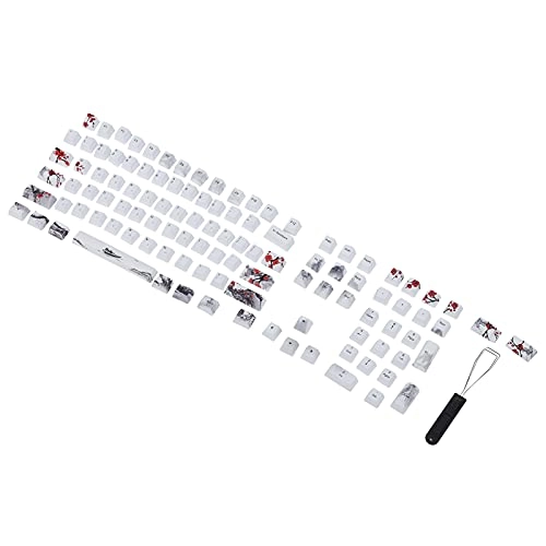 Mechanical Keyboard Keycaps - 110Pcs PBT 5Sided Dye Sublimation Set