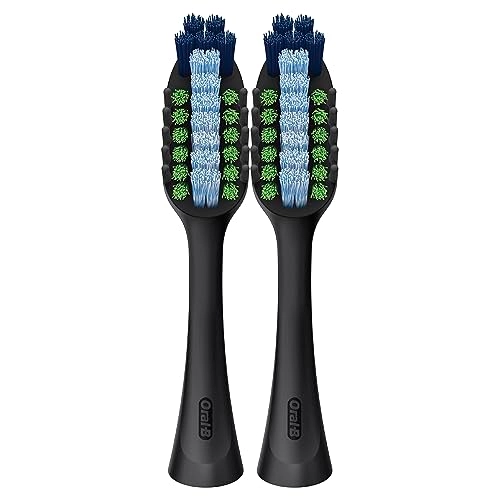 Clic Replacement Brush Head - Pack of 2 Black