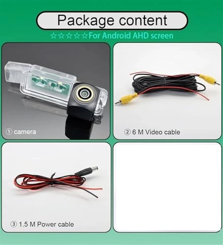 Rear View Camera - Night vision Wire AHD 720P