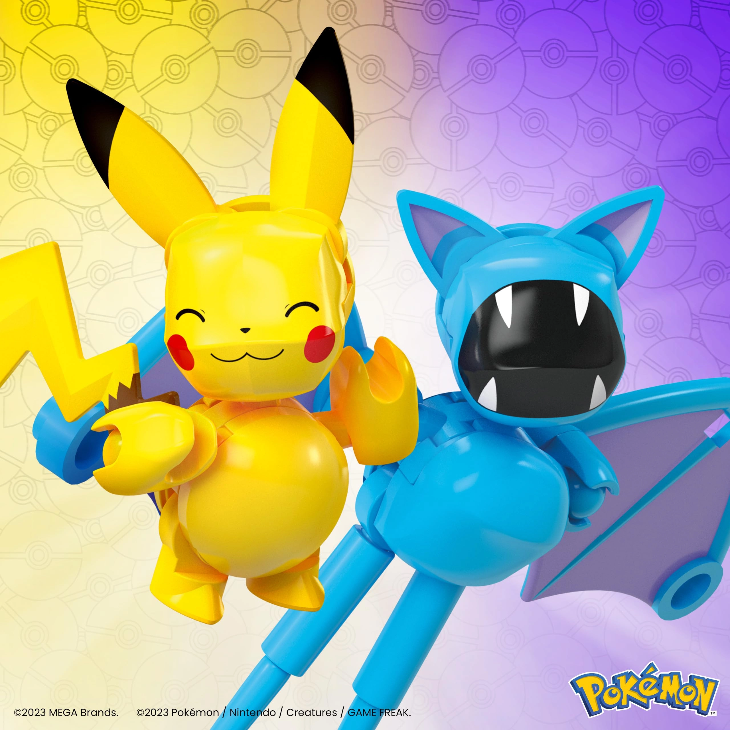 Pokémon Building Toys - Pikachu & Zubat 40 pcs