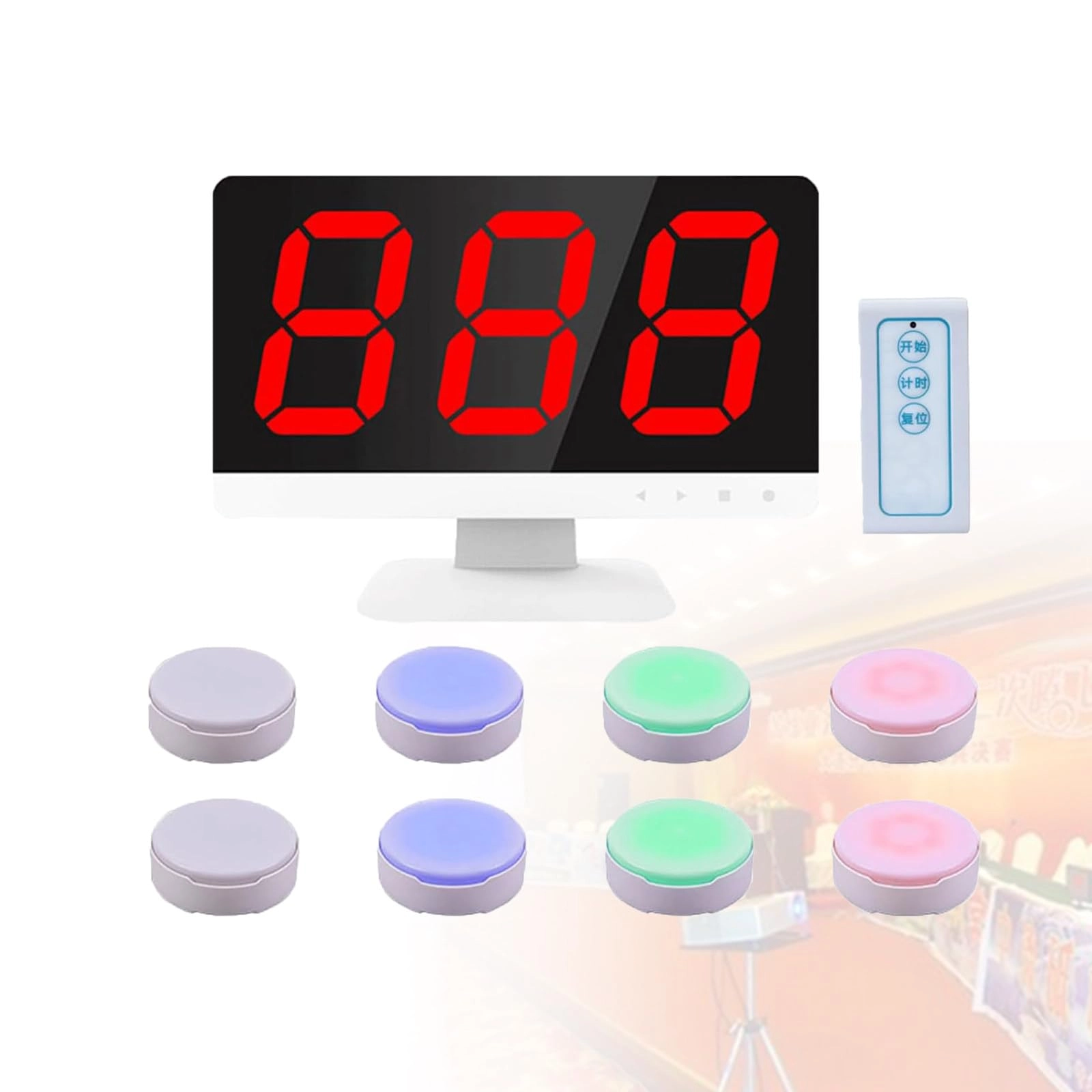 LwiftGal Quiz Answer Game - Wireless 100m 8groups