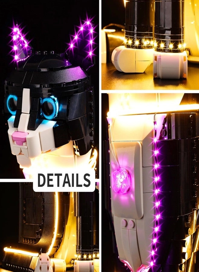 Lego LED Light Kit - Tuxedo Cat