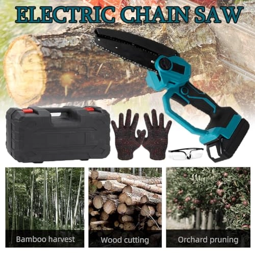 Mini Chainsaw - 6 Inch Cordless Brushless