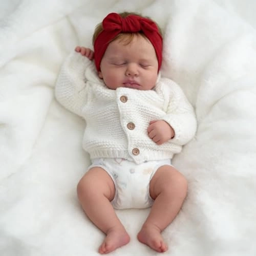 Loulou Reborn Baby Doll - 20 inch Full Body Vinyl Girl Ages 3+