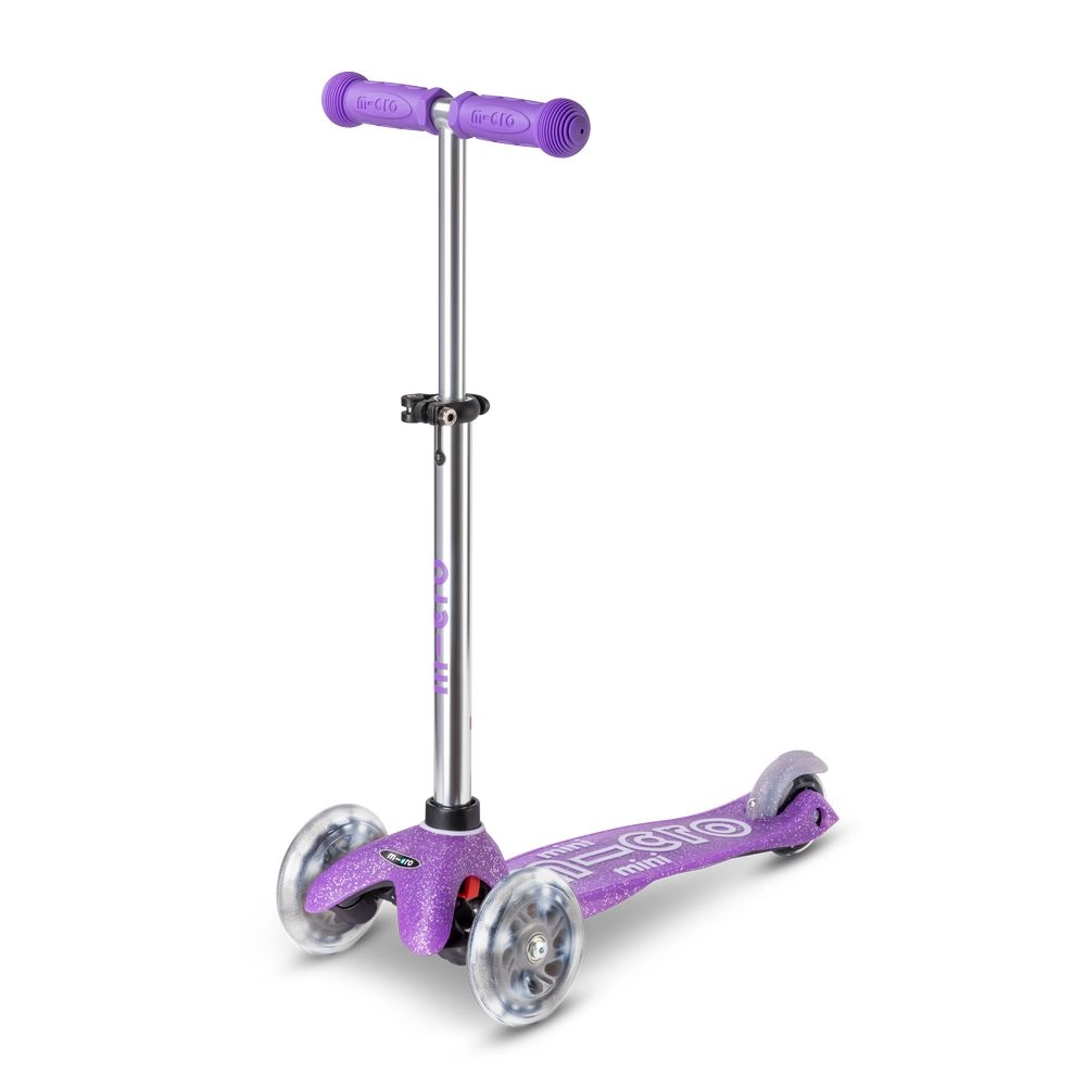Mini Deluxe 3-Wheel Kick Scooter – 120/85 mm LED