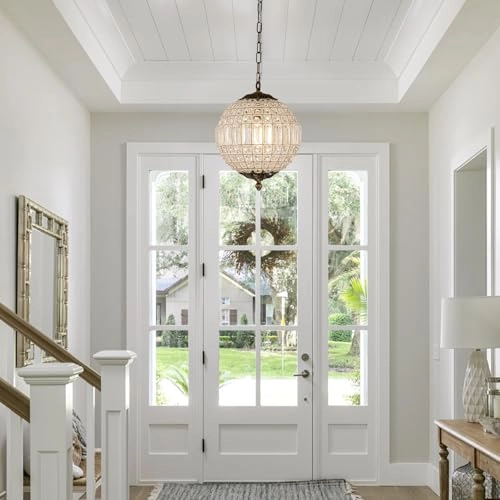 Retro Sphere Crystal Globe Chandelier