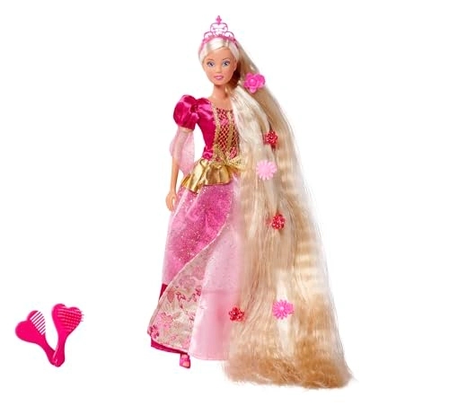 Rapunzel Fashion Doll - ultra long hair pink dresses Ages 3+