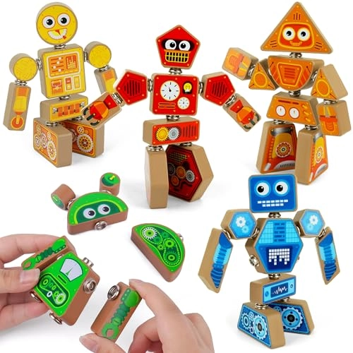 Coogam Take-Apart Robot Blocks - 3 years+ 5 pieces