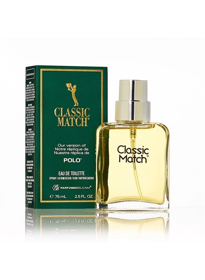 Classic Match Green - Eau de Toilette 2.5 Fl Oz