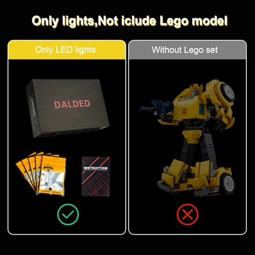 LED Light Kit for LEGO Bumblebee - Plastic 1