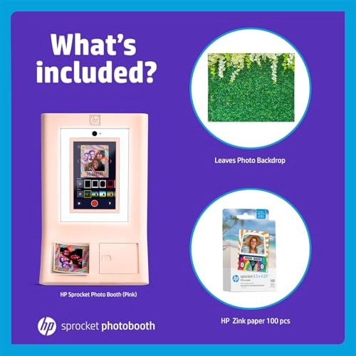 Sprocket AMZHPSPPBK22P - 3.x4 + Zink Paper + Red Carpet + Padded Case + Decorative Sticker Frames + Premium Screen Protector