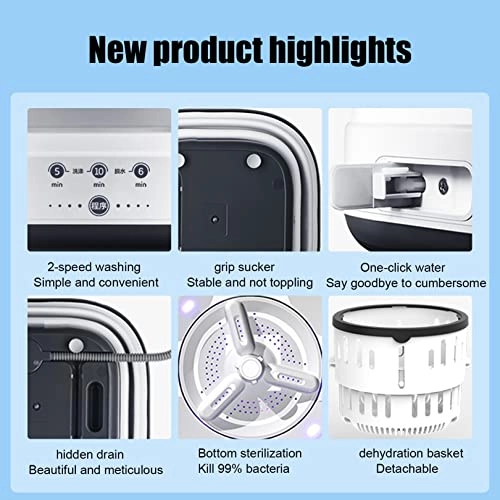 Mini folding washing machine