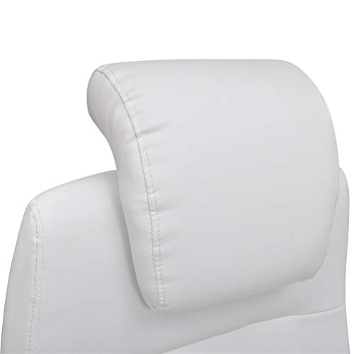 Desk Chair - PU Leather Brown High Back