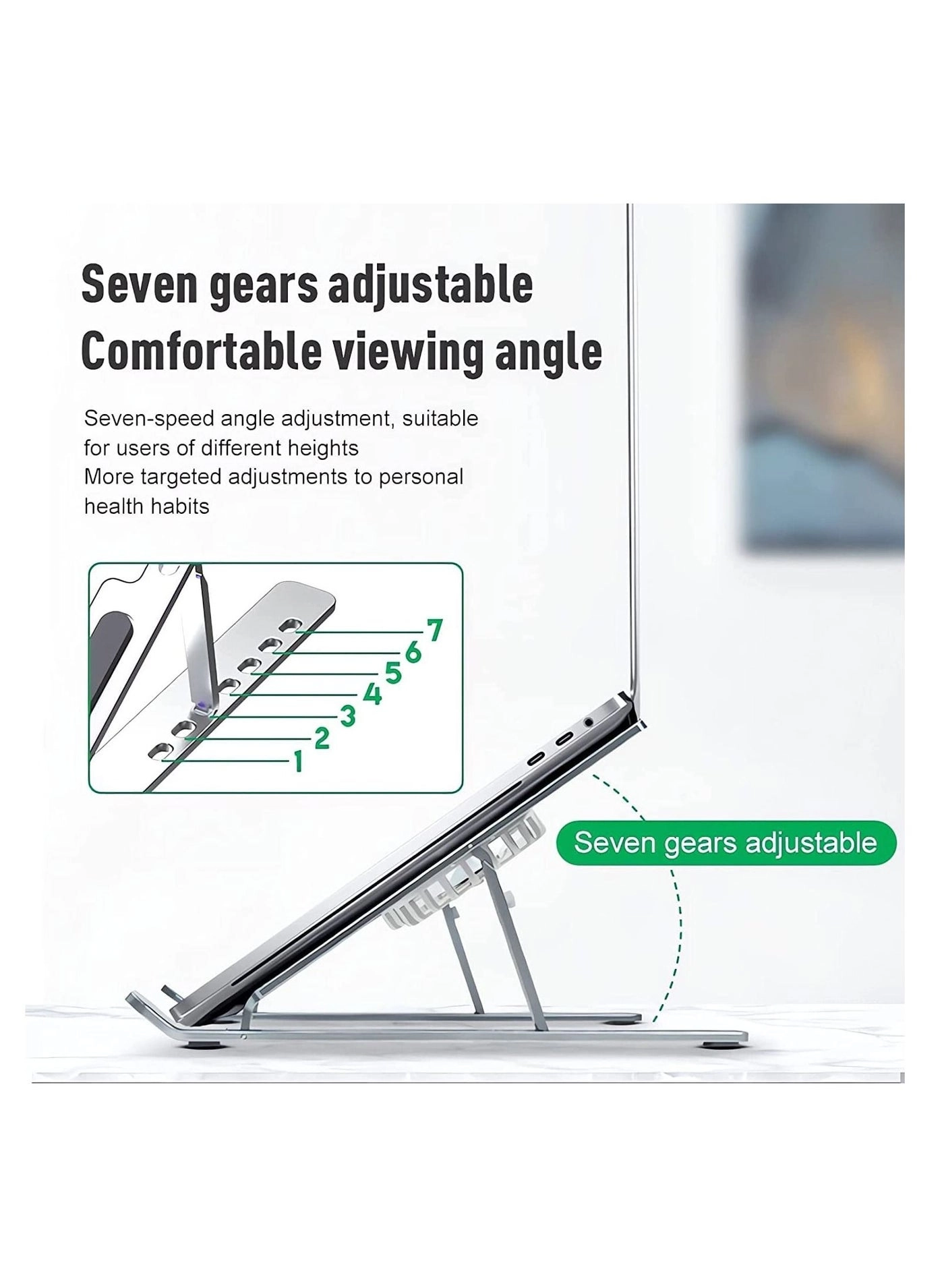 Adjustable Laptop Stand - 10 To 17 Inches