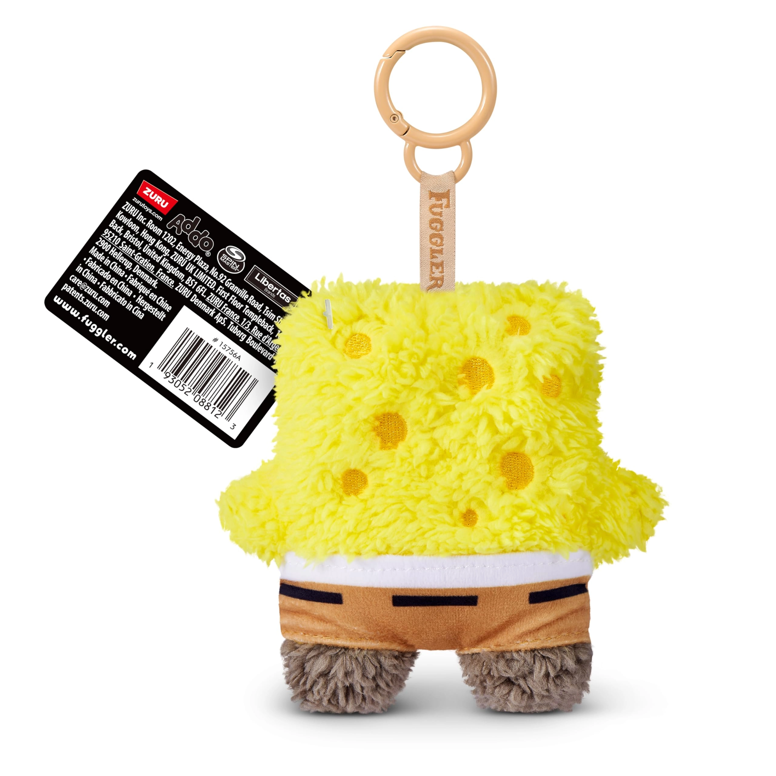 SpongeBob - 12 cm Plush Keyring Pack