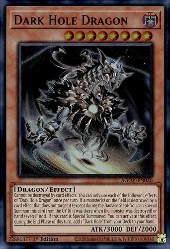Yu-Gi-Oh! Dark Hole Dragon AGOV-EN020