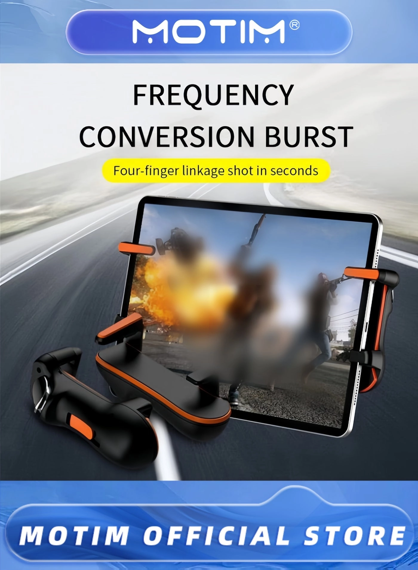 6-Finger Gaming Trigger - Orange iOS Android