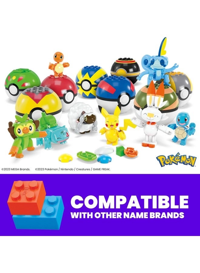 Pokémon Trainer Starter Pack - Pokémon Bulbasaur Charmander Squirtle Pikachu 191 pcs