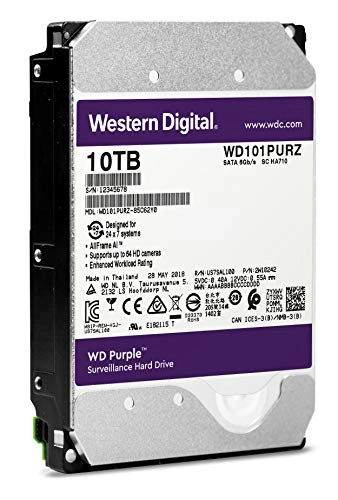 Purple Surveillance 3.5" 256MB SATA 6Gb/s (WD101PURZ) - 10TB