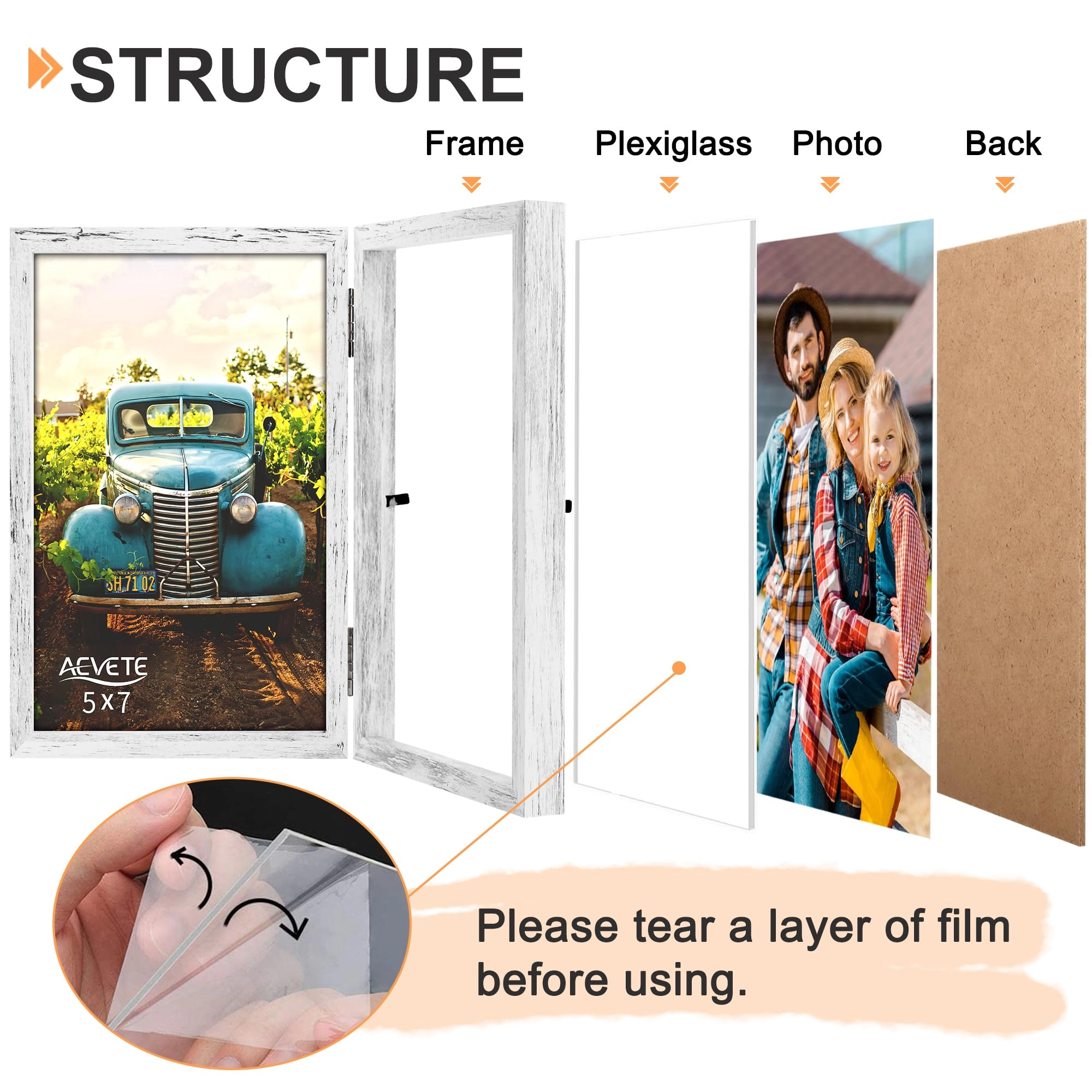 Double Picture Frame - 5x7 two