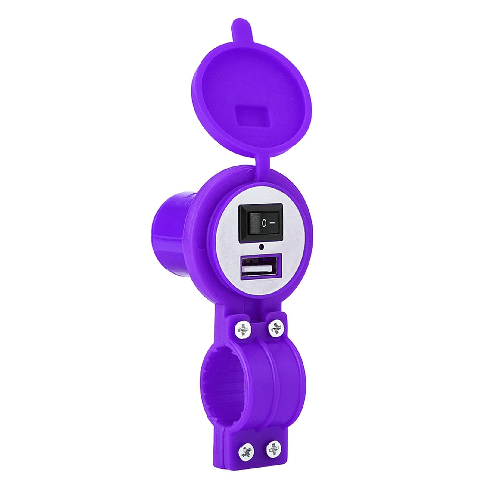 Motorcycle Waterproof USB Charging Socket - 12-24V 2 Amps