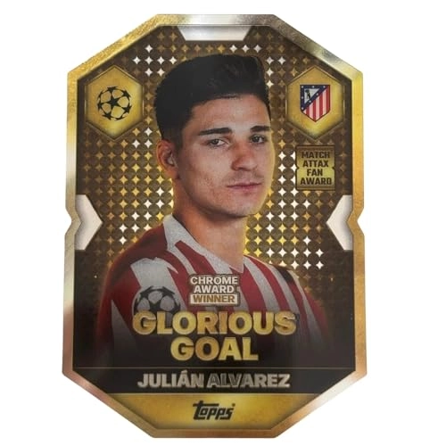 Match Attax 2025 2026 Julian Alvarez Chrome Award