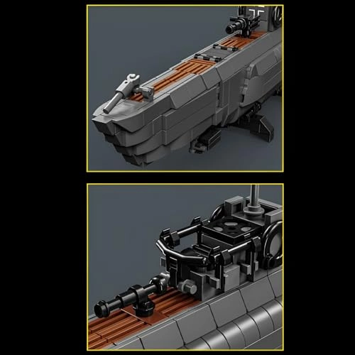 German Submarine - World War II German Submarine 738 pcs