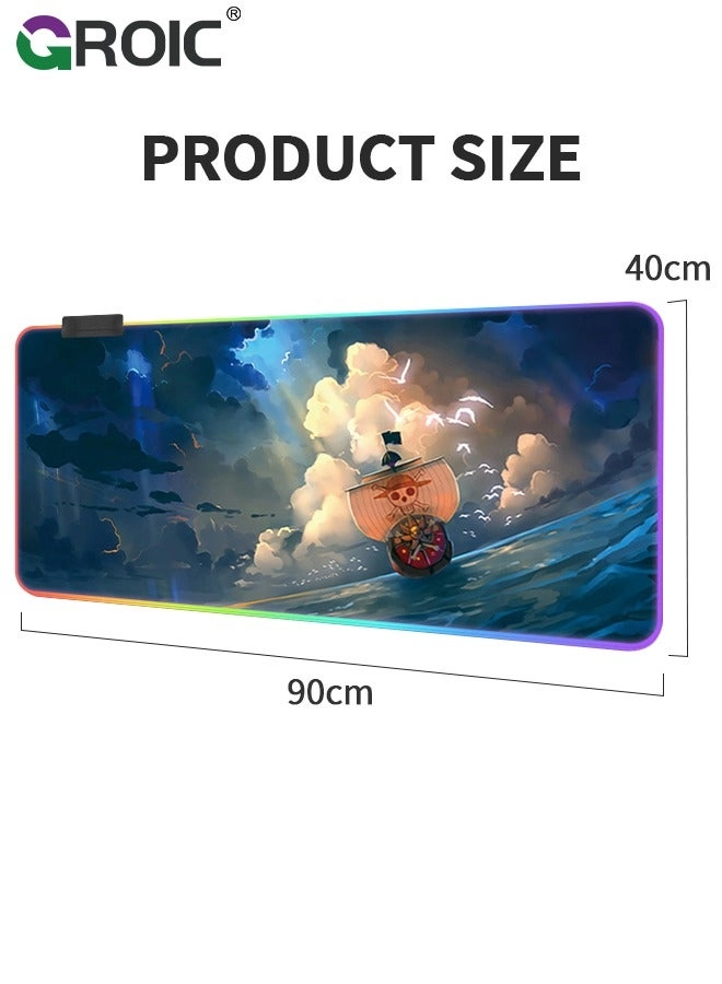 RGB Gaming Mouse Pad - 32.4x9.2 cm