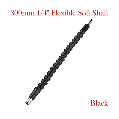 105° Right Angle Drill Adapter - 1/4" Hex Shank Flexible Extension