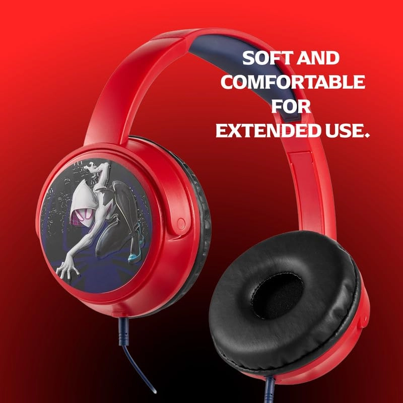 Spiderman On-Ear Headphones Wired Headphone