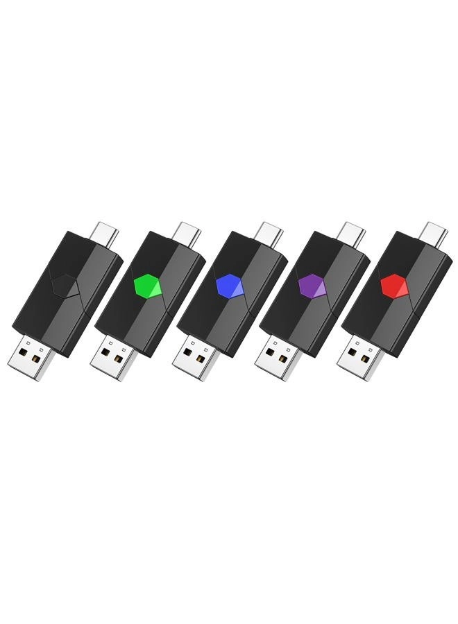 USB C Flash Drive - USB 2.0 Type-A + Type-C 64GB