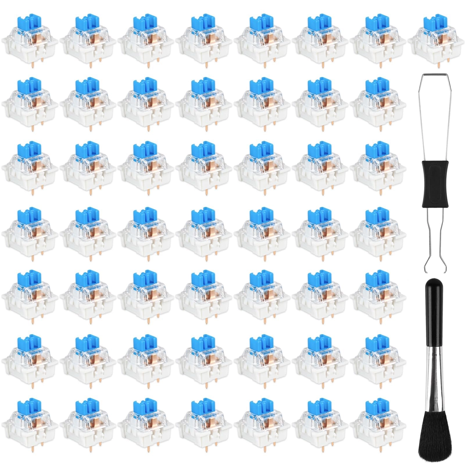 XZXGANDS Mechanical Keyboard Switches - 50 Pcs