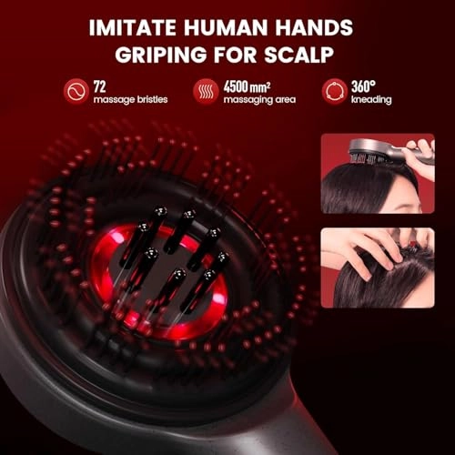 3 in-1 Electric Scalp Massager - IPX7 Waterproof Cordless