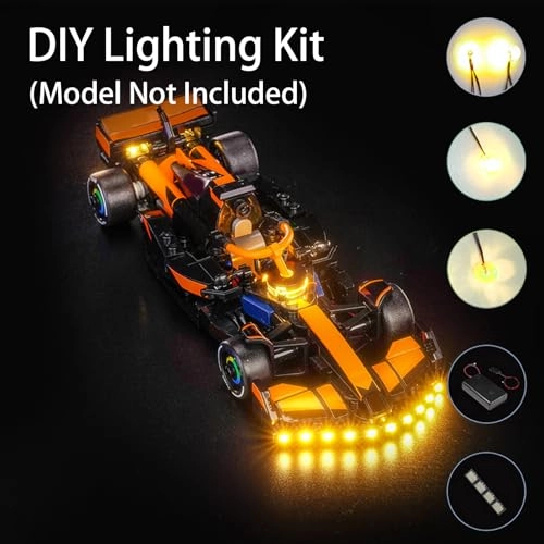 LED Lighting Kit for LEGO 77251 - ABS F1 Team MCL38 Race Car 1 less than 5V