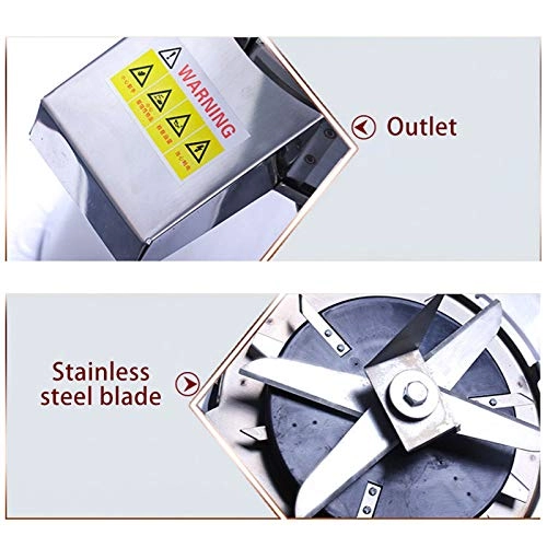 Vegetable Cutter - 304 stainless steel 360 degree rotating blade