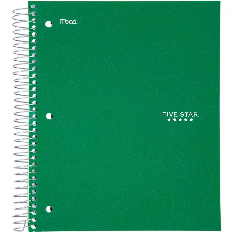 Notebook 8.5 X 11 Spiral - Grid 100 Sheets