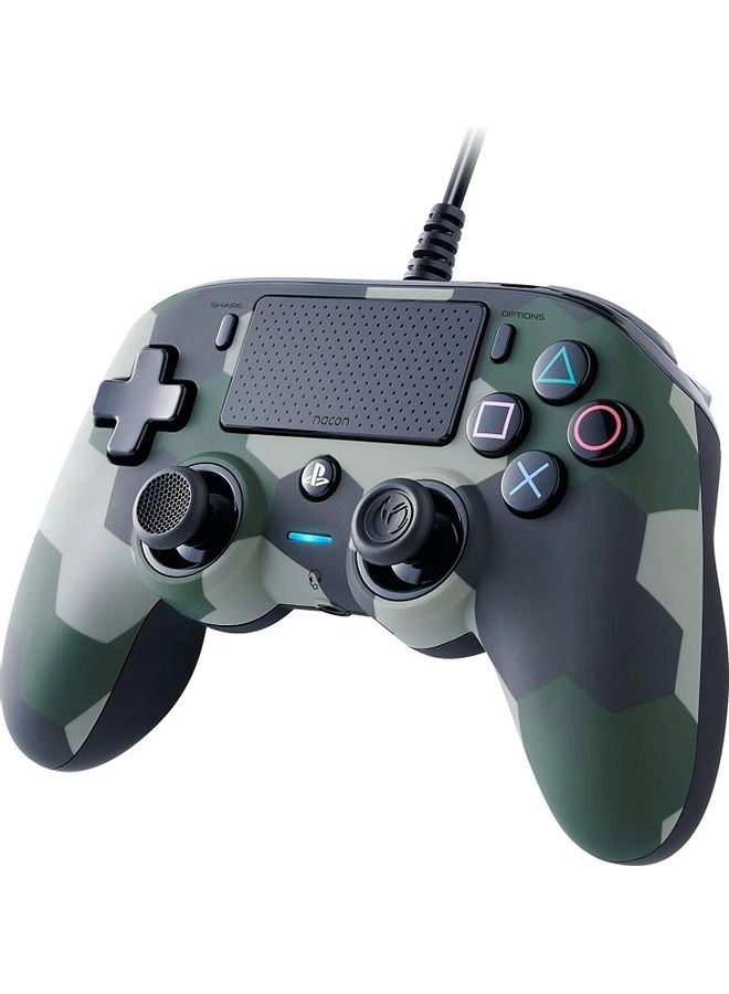 Compact Wired Controller (PS4) Camo Green