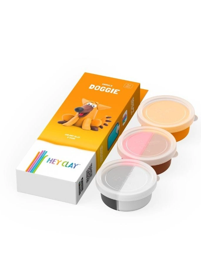 DIY Doggie Plastic Creative Modelling Air-Dry Clay - 3+ years 3 Cans