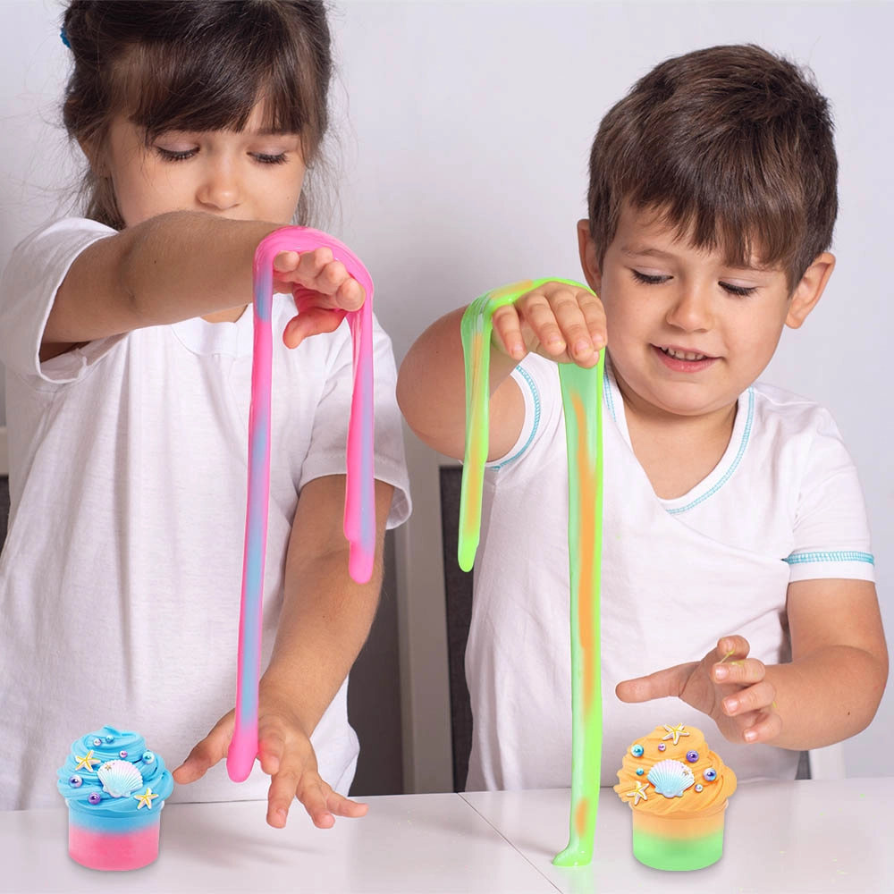 Fluffy Butter Slime Kit - 6+ 6 pieces