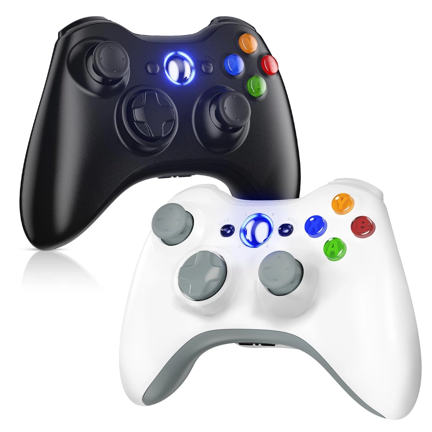 Xbox 360 Controller - White + Black