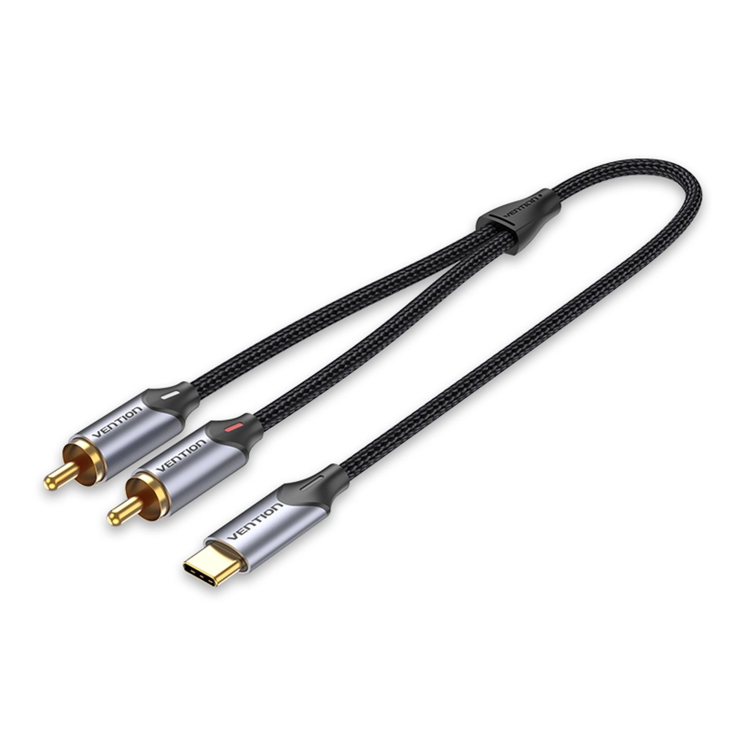 Vention USB-C to 2-Male RCA Cable USB-C to 2-Male RCA 1m