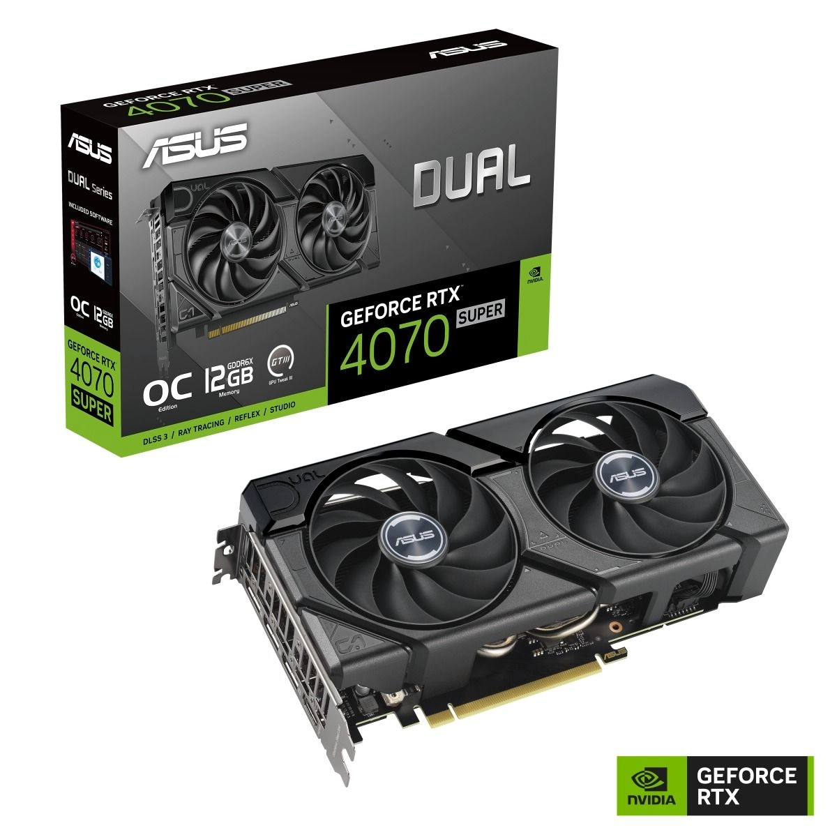 Dual GeForce RTX 4070 EVO OC Edition - 12GB